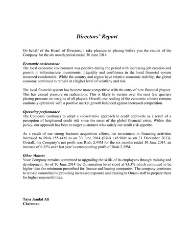 Thumbnail National Finance Financial Statement 2014-h1