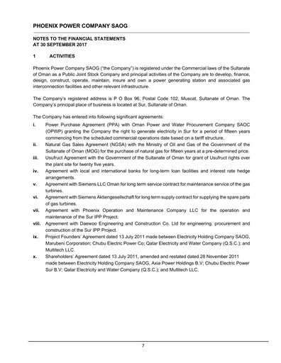 Thumbnail Phoenix Power Company Financial Statement 2017-9m