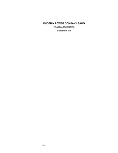 Vorschaubild Phoenix Power Company Finanzmitteilung 2025
