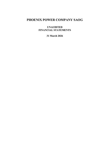 Vorschaubild Phoenix Power Company Finanzmitteilung 2026-q1