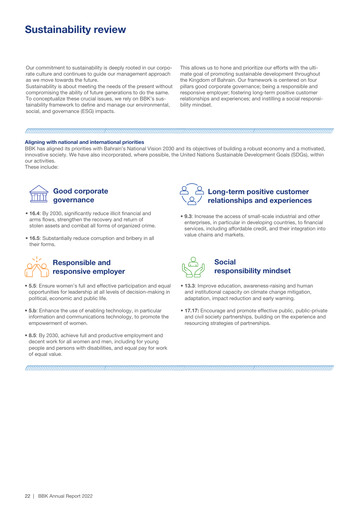 Thumbnail Bank of Bahrain and Kuwait Sustainability Report 2022