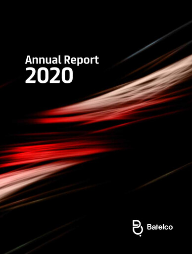 Miniature Batelco (Bahrain Telecommunication Company) Rapport annuel 2020