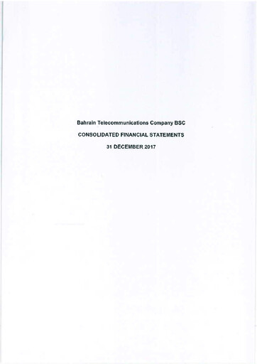 Thumbnail Batelco (Bahrain Telecommunication Company) Financial Statement 2017