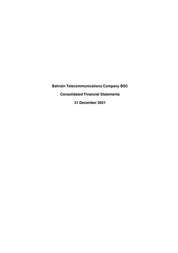 Thumbnail Batelco (Bahrain Telecommunication Company) Financial Statement 2021