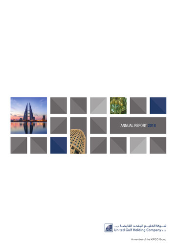 Thumbnail United Gulf Holding Company Annual Report 2018