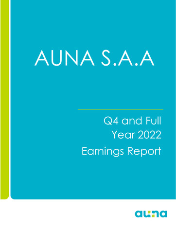Thumbnail Auna SA Quarterly Report 2022-q4