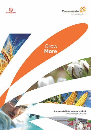 Thumbnail Coromandel Annual Report 2013-2014