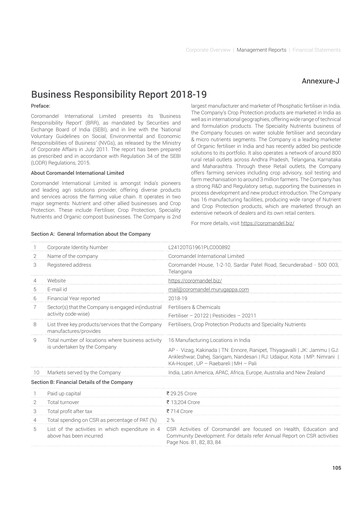 Thumbnail Coromandel ESG Report 2018-2019