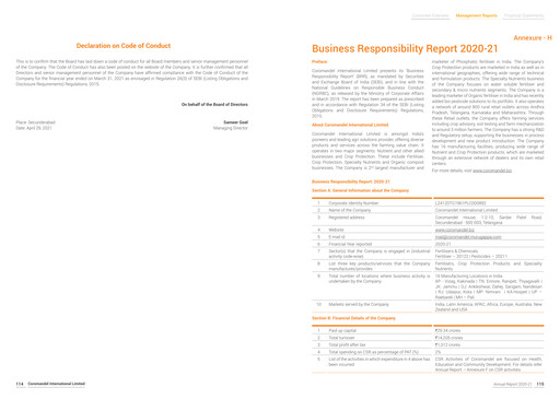 Thumbnail Coromandel ESG Report 2020-2021