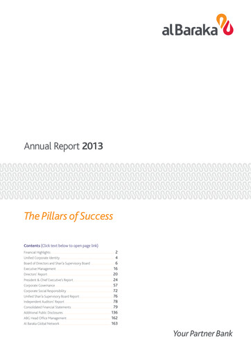 Thumbnail Al Baraka Group Annual Report 2013