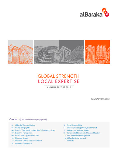 Thumbnail Al Baraka Group Annual Report 2016