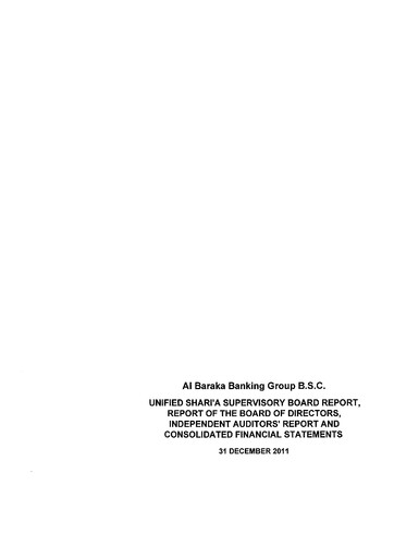 Thumbnail Al Baraka Group Financial Statement 2011