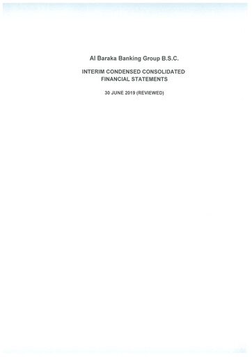 Thumbnail Al Baraka Group Financial Statement 2019-h1