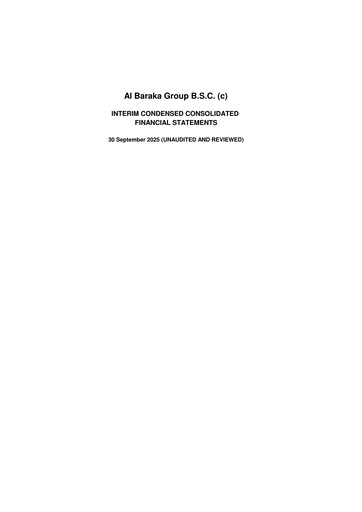 Thumbnail Al Baraka Group Financial Statement 2025-9m
