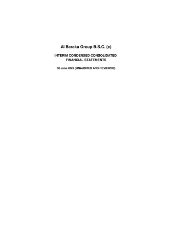 Thumbnail Al Baraka Group Financial Statement 2025-h1