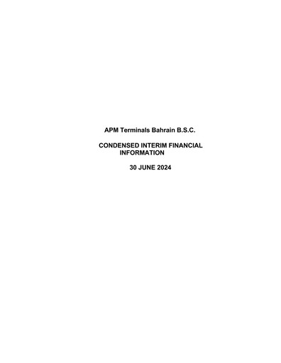Thumbnail APM Terminals Bahrain Half-year Report 2024