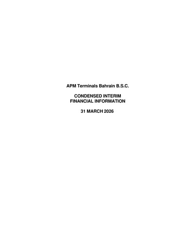 Thumbnail APM Terminals Bahrain Quarterly Report 2026-q1
