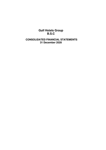 Thumbnail Gulf Hotels Group Financial Statement 2020
