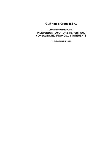 Thumbnail Gulf Hotels Group Financial Statement 2025