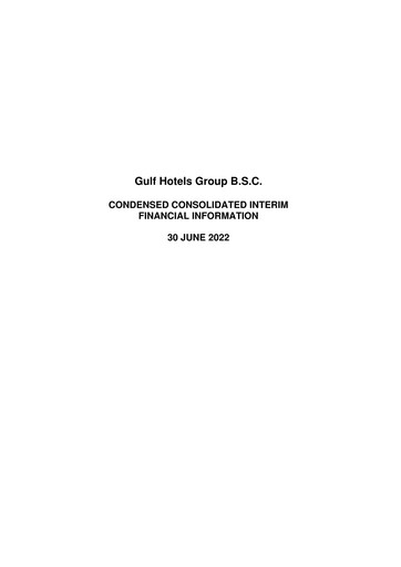 Thumbnail Gulf Hotels Group Half-year Report 2022-h1