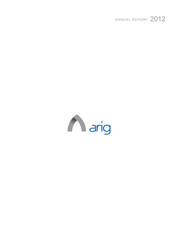 Thumbnail Arab Insurance Group Annual Report 2012