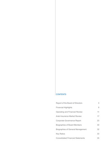 Thumbnail Arab Insurance Group Annual Report 2013