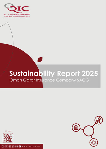 Thumbnail OQIC Oman Qatar Insurance Company Sustainability Report 2025