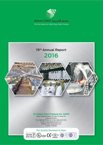 Thumbnail Al Jazeera Steel Products Annual Report 2016