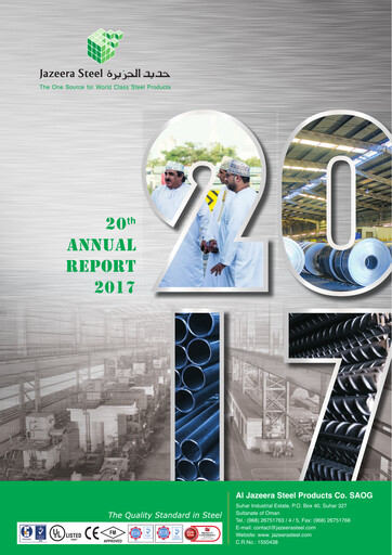 Thumbnail Al Jazeera Steel Products Annual Report 2017