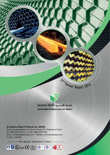 Thumbnail Al Jazeera Steel Products Annual Report 2019