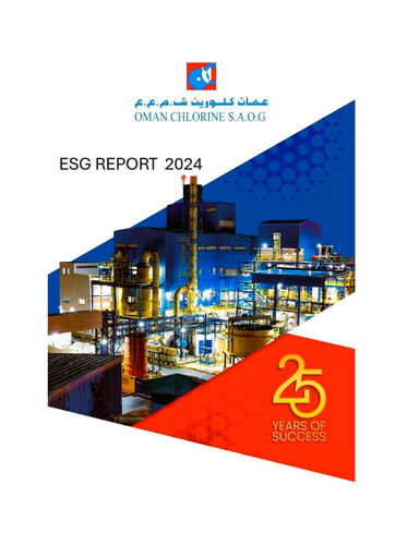 Thumbnail Oman Chlorine ESG Report 2024