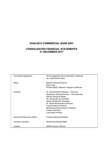 Thumbnail Khaleeji Bank Financial Statement 2017