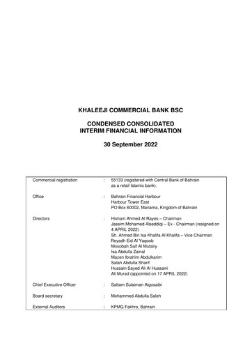Thumbnail Khaleeji Bank Financial Statement 2022-9m