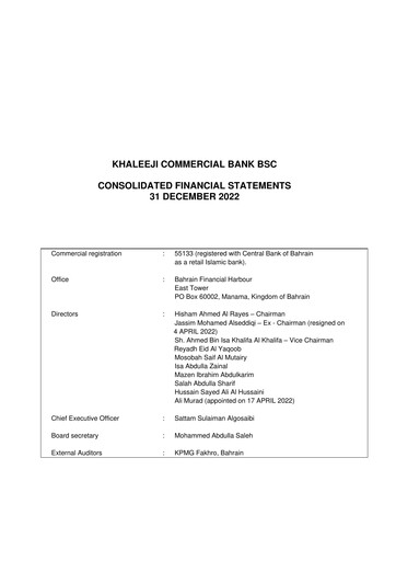 Thumbnail Khaleeji Bank Financial Statement 2022