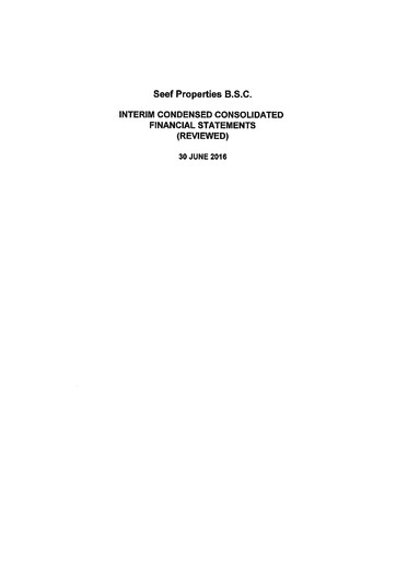 Thumbnail Seef Properties Financial Statement 2016-h1