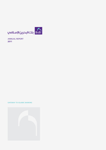 Thumbnail Bahrain Islamic Bank Annual Report 2011