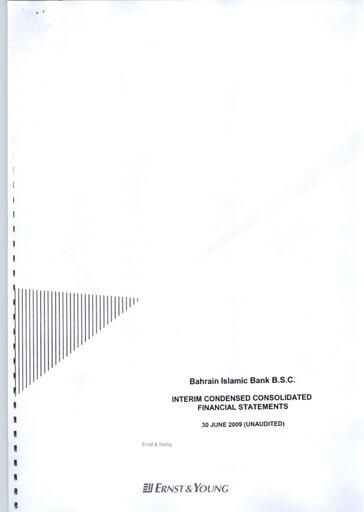 Thumbnail Bahrain Islamic Bank Financial Statement 2009-h1