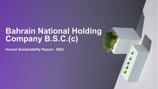 Thumbnail Bahrain National Holding Sustainability Report 2024