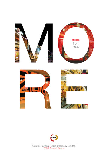 Thumbnail Central Pattana
 Annual Report 2008