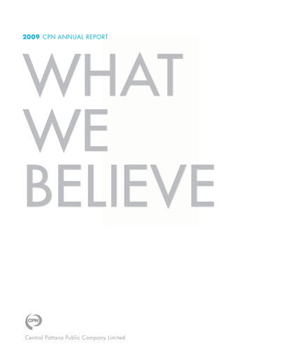 Thumbnail Central Pattana
 Annual Report 2009