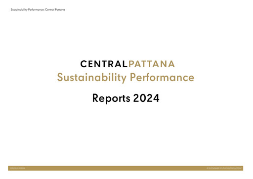 Thumbnail Central Pattana
 Sustainability Report 2024
