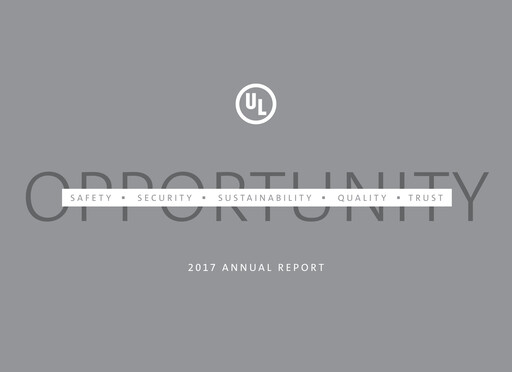 Thumbnail UL Solutions Annual Report 2017