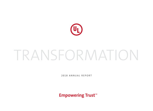 Thumbnail UL Solutions Annual Report 2018