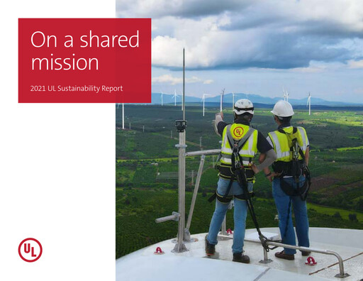 Thumbnail UL Solutions Sustainability Report 2021
