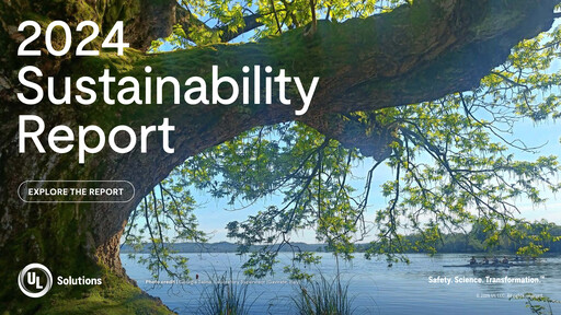 Thumbnail UL Solutions Sustainability Report 2024