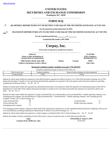 Thumbnail Corpay Quarterly Report 2024-q2