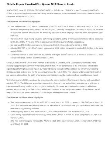 Vorschaubild BitFuFu Quartalsbericht 2025-q1