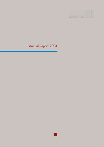 Thumbnail SCHMID Group Annual Report 2004