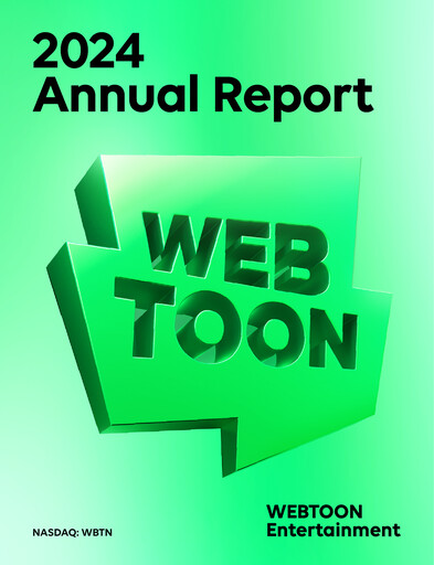 Miniature WEBTOON Entertainment Rapport annuel 2024