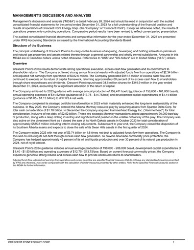 Thumbnail Veren Financial Statement 2023